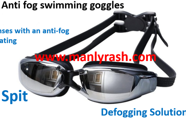 Anti fog swimming goggles