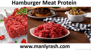 Hamburger Meat Protein